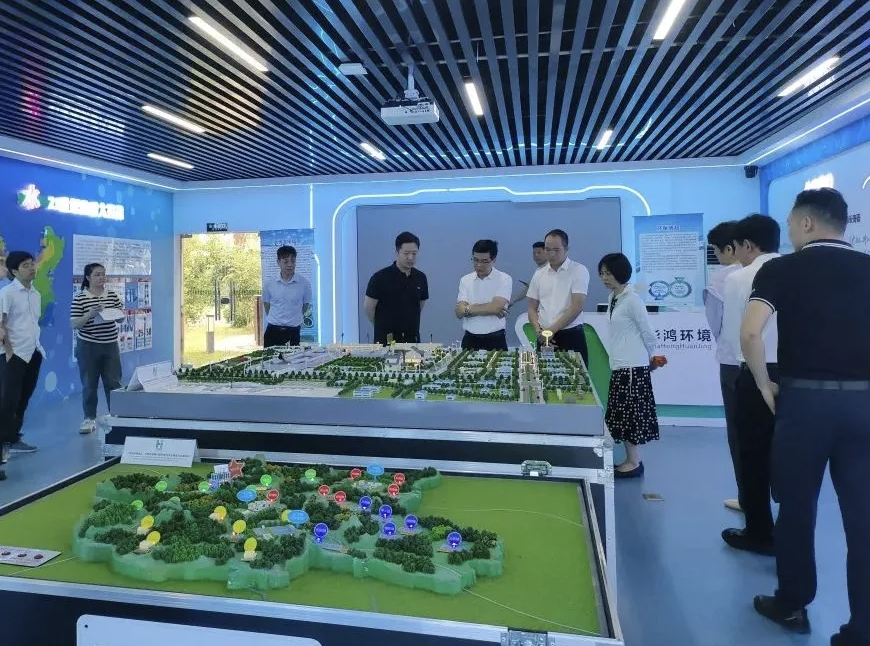 五象新区（自贸试验区南宁片区）管委会领导率队赴华鸿明阳再生水厂开展生态环境保护专项调研
