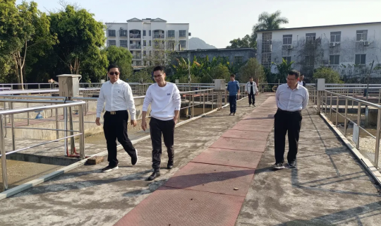华鸿水务集团董事长林金华拜见凭祥市领导