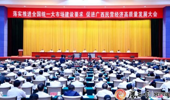 华鸿水务集团传达学习自治区党委政府“落实推进全国统一大市场建设要求，促进民营经济高质量发展大会”精神会议